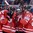MINSK, BELARUS - MAY 10: Team Canada celebrates after scoring their first goal of the game against Team Slovakia during preliminary round action at the 2014 IIHF Ice Hockey World Championship. (Photo by Richard Wolowicz/HHOF-IIHF Images)

